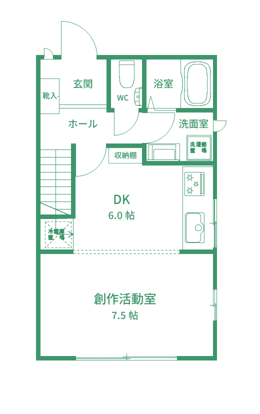 B-103 Floor Plan